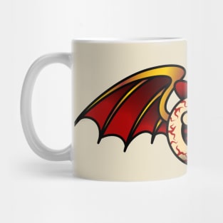 american traditional classy flying eyeball Mug